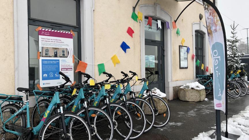 Velo de sales la gare